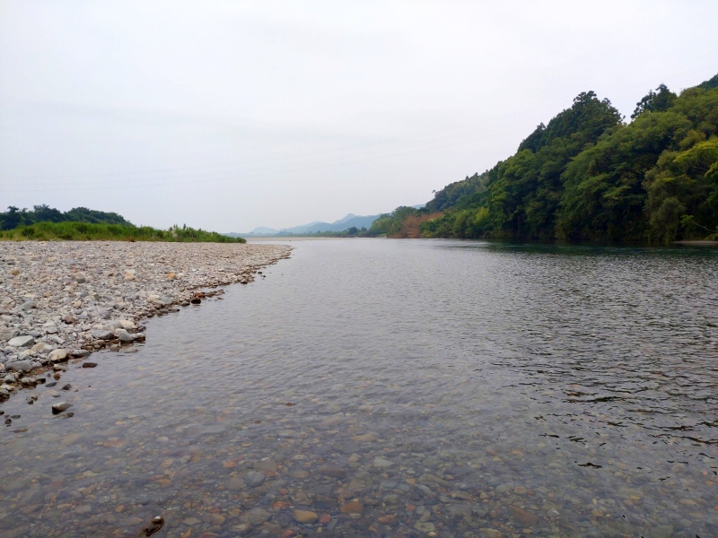 6月18日：吉野橋下流
