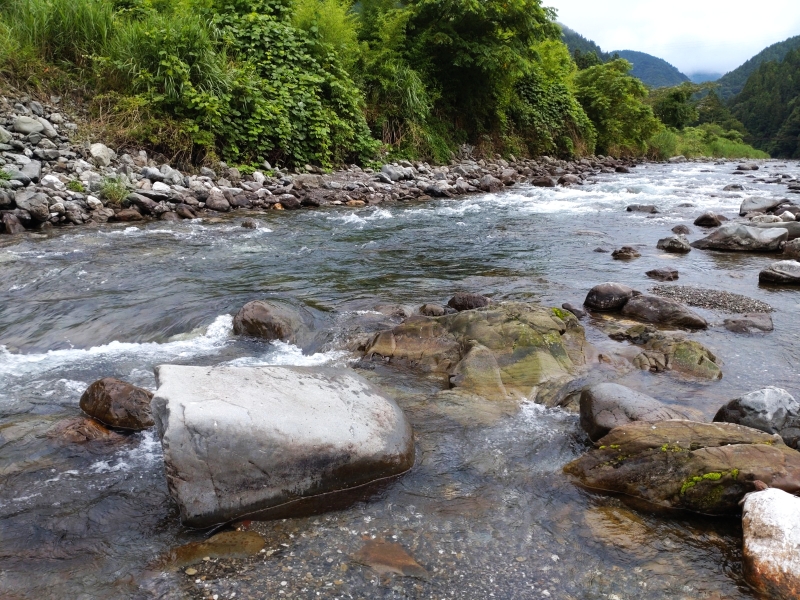 7月22日：北川橋上流