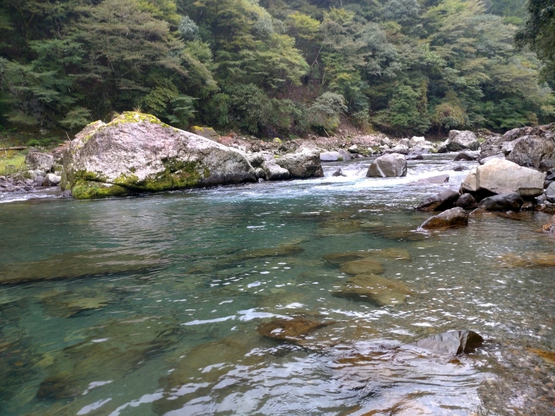 10月1日：船場の橋上流