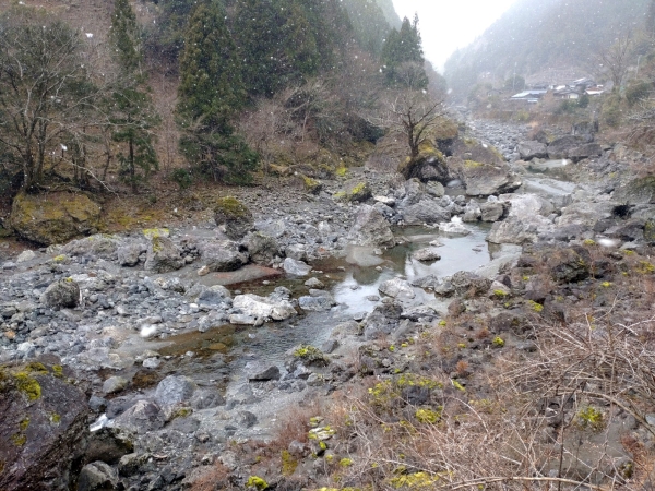 3月2日： 坂州木頭川
