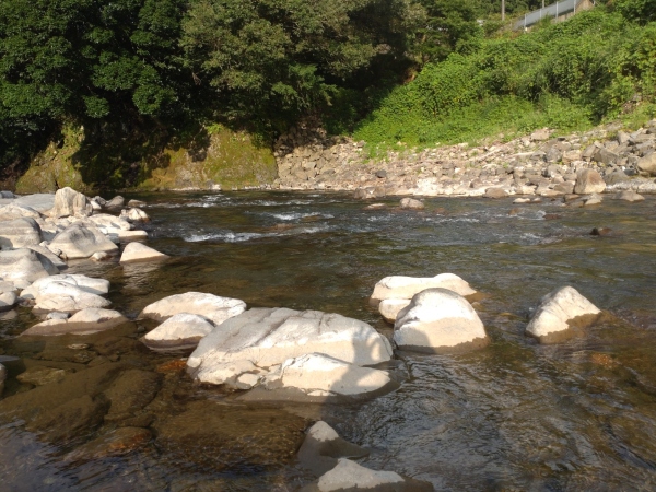 8月18日：北川橋上流