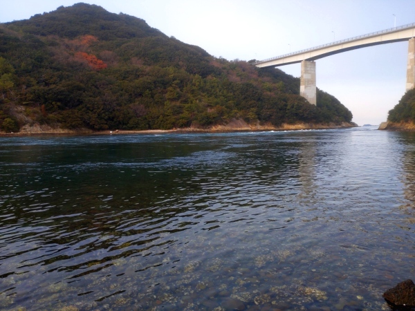 1月5日：堀越橋下
